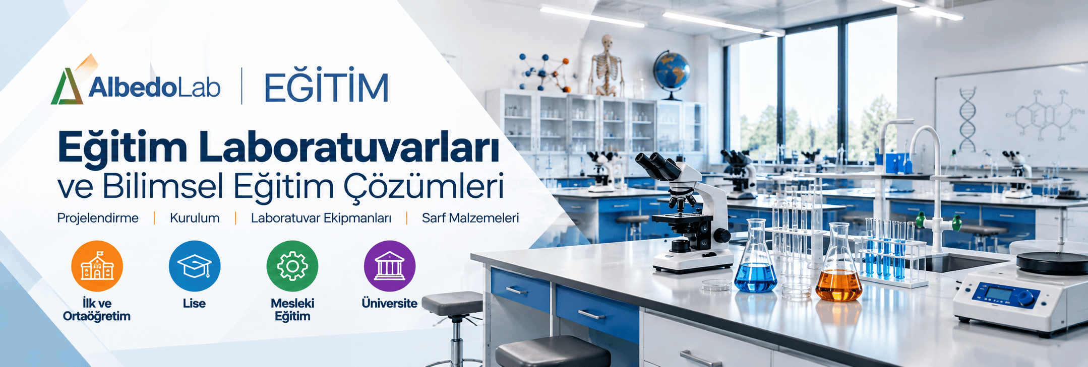 AlbedoLab Eğitim | Eğitim Laboratuvarları AlbedoLab Eğitim Laboratuvarları ve Bilimsel Eğitim Çözümleri