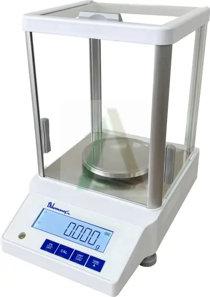 Dikomsan FHB-300 Hassas Laboratuvar Terazisi 300 g 1 mg RS232 Bilgisayar Bağlantılı LCD Dijital Gösterge M+CE Onaylı Belgeli