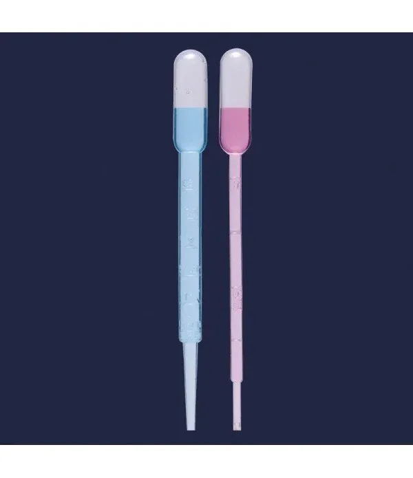 ISOLAB  Pastör pipetleri - P.E - 3 ml - gamma steril - tekli paket