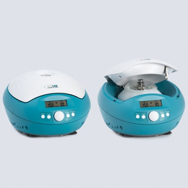 ISOLAB santrfüj - mini - yüksek hız - 15.000 RPM - LCD göstergeli