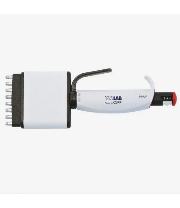 ISOLAB  Otomatik pipet - 8 kanal   araştırma amaçlı - 0.5 -10 ul