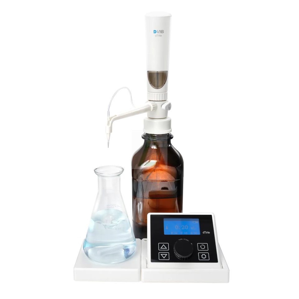 Dlab dTrite Dijital Büret LCD Ekranlı Elektronik Titrasyon Sistemi 0.01-99.99 mL