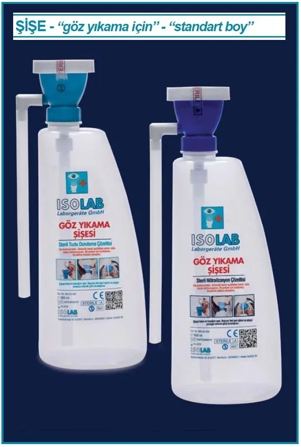 ISOLAB göz yıkama şişesi - 660 ml - içi boş