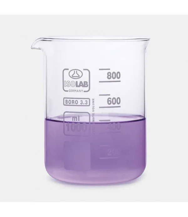 ISOLAB  Beher - cam - kısa form - 50 ml