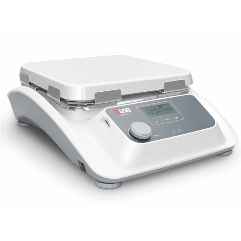 Dlab HP500-Pro Paket LED Dijital 10'' Kare Ocak Gözü, cam seramik ocak gözü, 500°C'ye kadar ısıtma sıcaklığı + PT1000A + destek kelepçesi