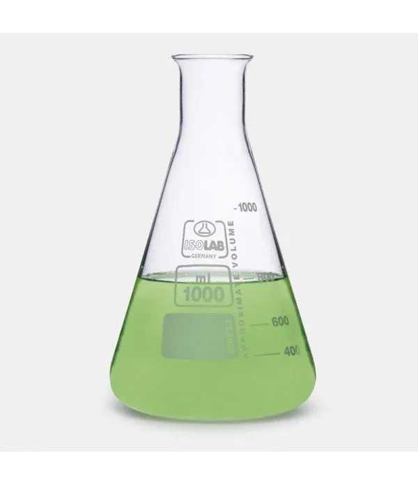 ISOLAB  Erlen - cam - orta boyun - 5000 ml