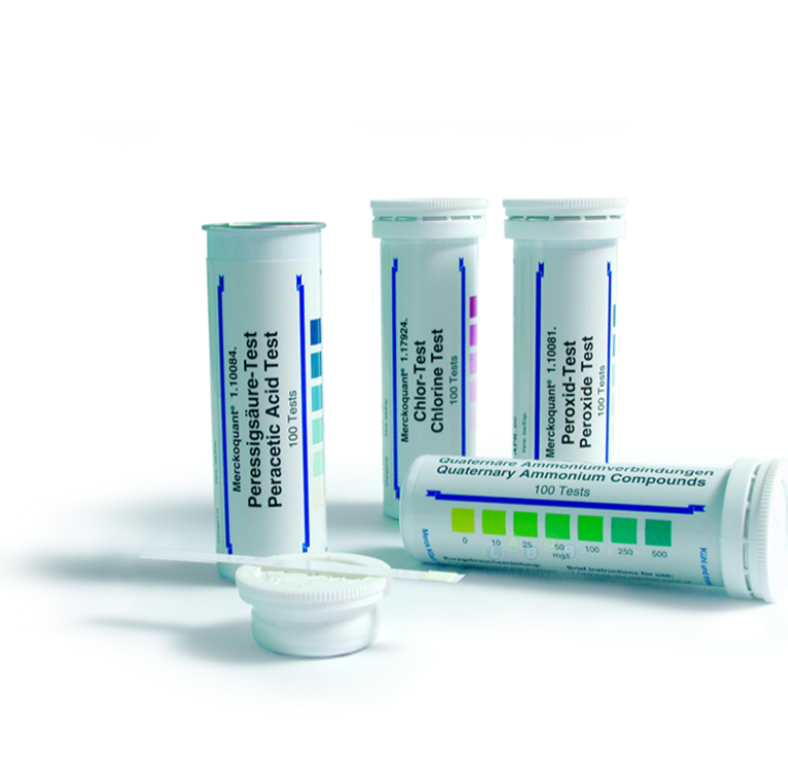 MERCK Nitrate Test Method: colorimetric with test strips 10 - 25 - 50 - 100 - 250 - 500 mg/l NO₃⁻ MQuant®