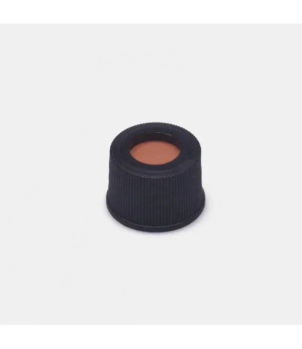 ISOLAB kapak + septa - N9 - silikon/PTFE - yarıklı