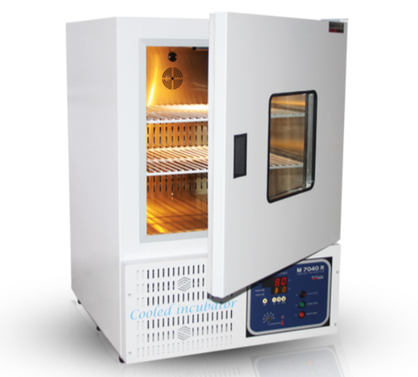 Elektromag M 7040 R İnkübatör 125 lt. Soğutmalı,paslanmaz çelik iç kabin,PID kontrol,gözetleme camı, hava sirkülasyon fanlı