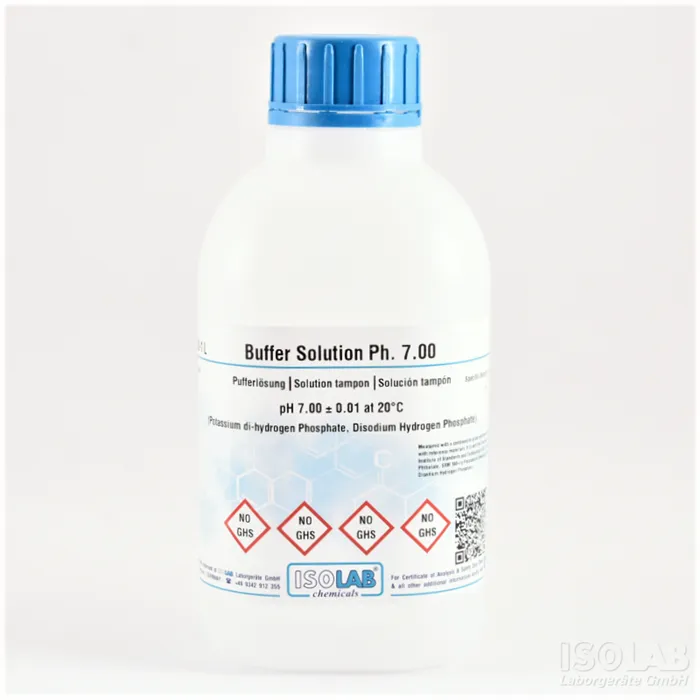 BUFFER SOLUTION PH 7.00 ± 0.01 AT 20°C (POTASSIUM DI-HYDROGEN PHOSPHATE, DISODIUM HYDROGEN PHOSPHATE)