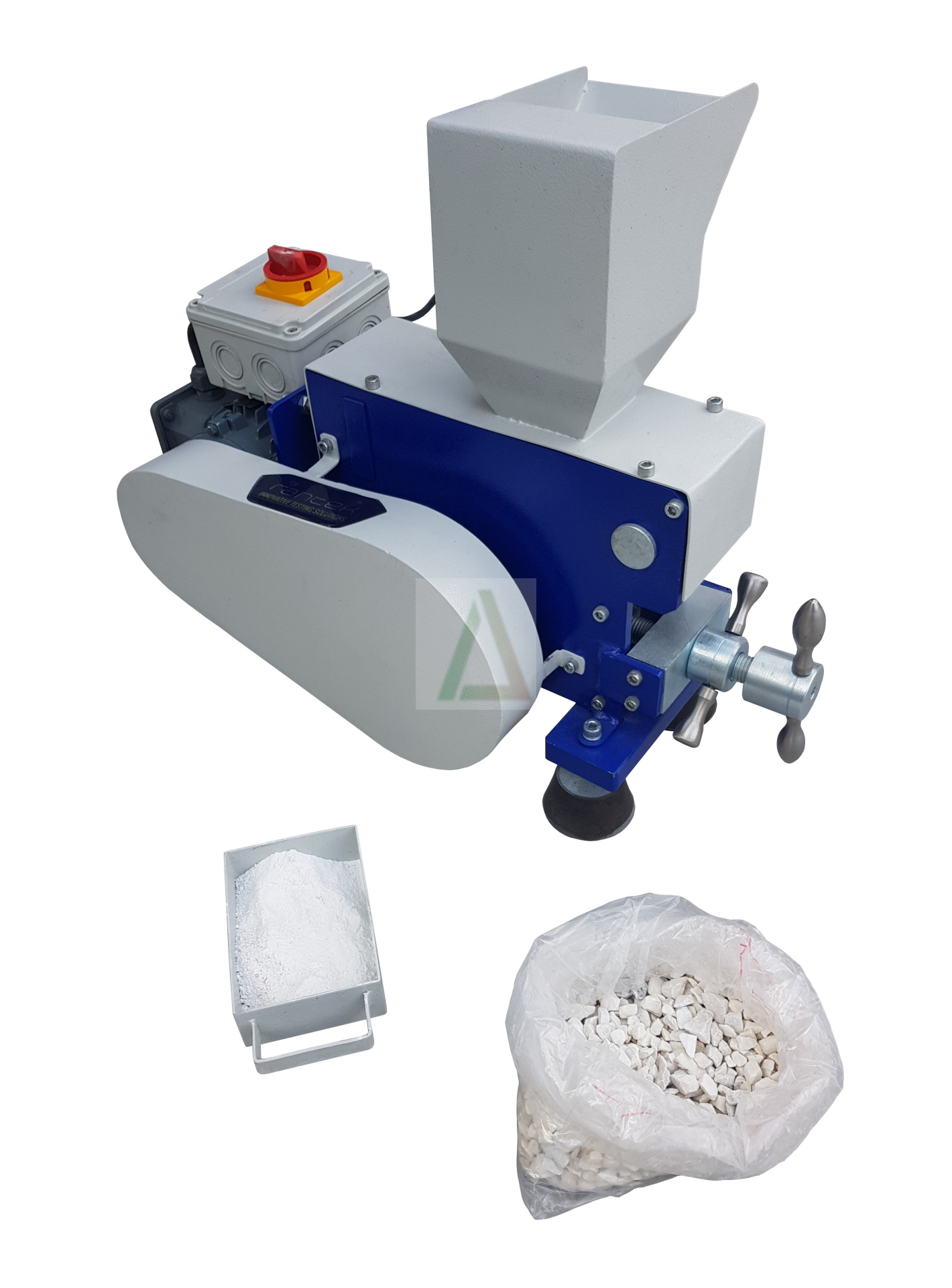 Rantek RAM15 Mini Çeneli Kırıcı - 15 kg/saat Kapasiteli Laboratuvar Tipi