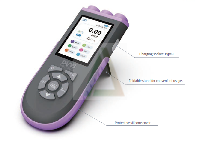DLAB DPH10 Portatif pH / ORP ve Sıcaklık Ölçer (-2.000...20.000 pH / ±1999.9 mV / -10.0...+135.0 °C)