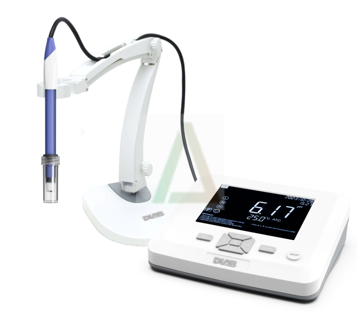 DLAB DPC100 Masaüstü pH / ORP / İletkenlik / TDS / Tuzluluk ve Sıcaklık Ölçer (-2.00...20.00 pH / 0...200.0 mS/cm)