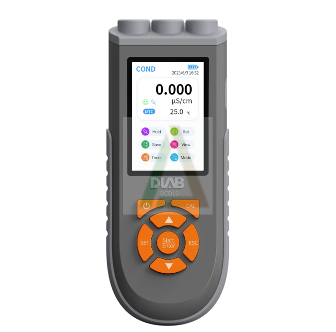 DLAB DCD10 Portatif İletkenlik / TDS / Tuzluluk / Çözünmüş Oksijen (DO) ve Sıcaklık Ölçer (0...2000 mS/cm / 0.00...20.00 mg/L)