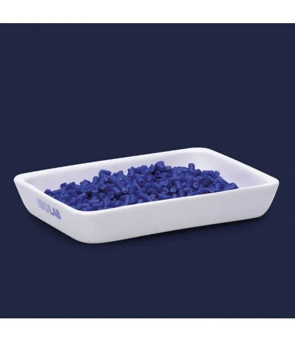 ISOLAB yakma kabı - porselen - dikdörtgen - 96 x 55 mm