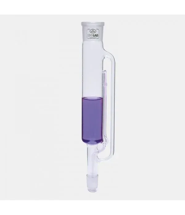 ISOLAB Ekstraktör  - Soxhlet - musluksuz - NS 29/32 - NS 45/40 - 500 ml
