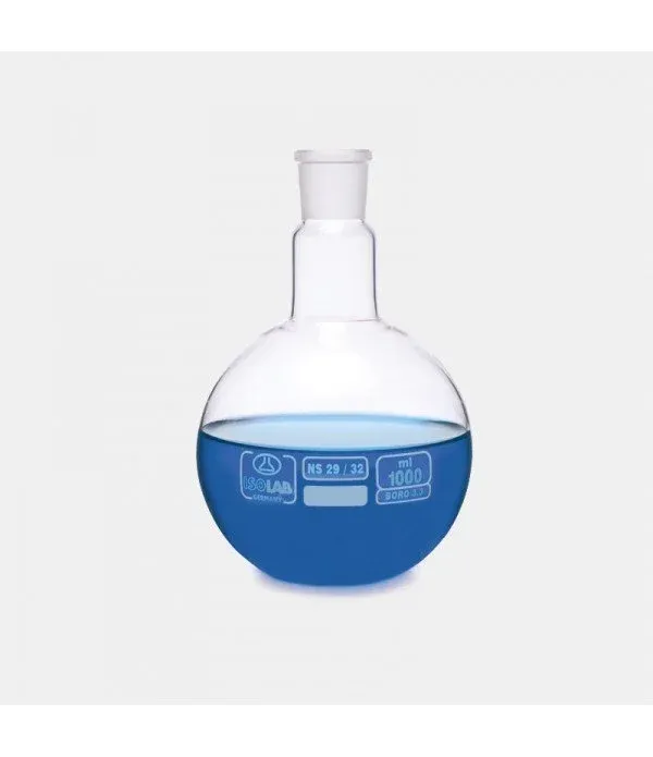 ISOLAB   Balon - cam -dibi düz - şilifli - 50 ml - NS 14/23