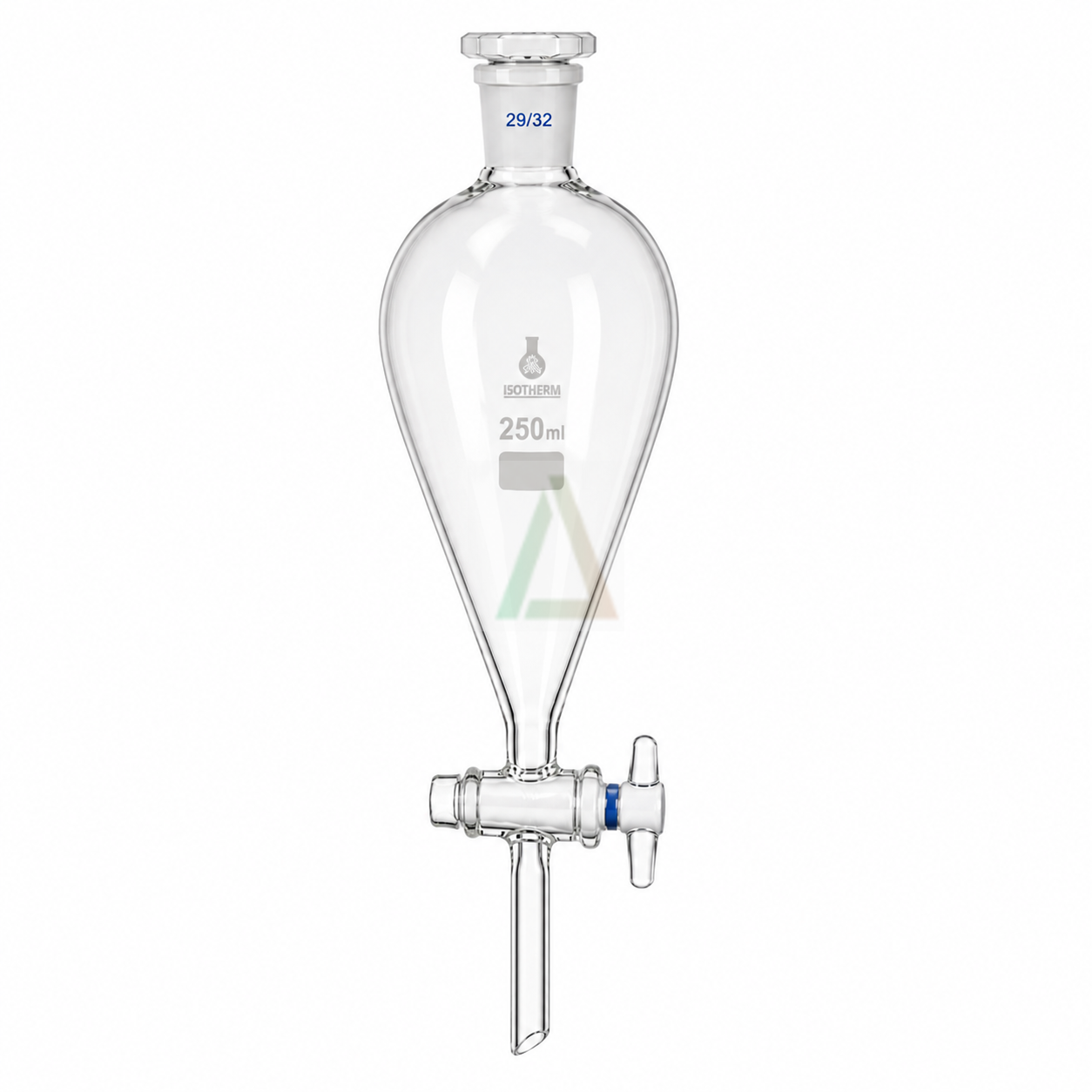 ISOTHERM Ayırma Hunisi Armudi Tip Cam Musluklu 500 ml